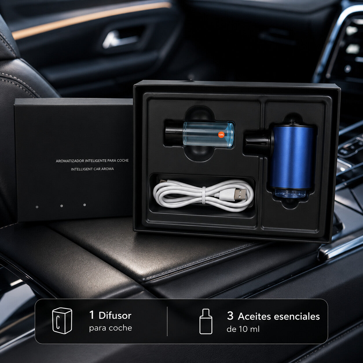 Pack Esencial Nervala Air, ambientador para coche con 1 aroma